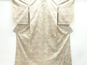 草花に風景模様織出し本場大島紬着物